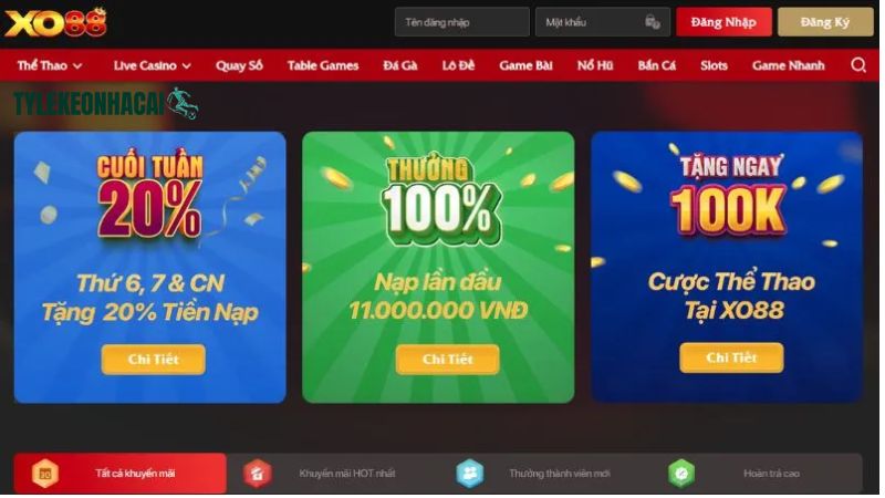 Danh sách các chương trình khuyến mãi có giá trị tại nhà cái Danh sách các chương trình khuyến mãi có giá trị tại nhà cái