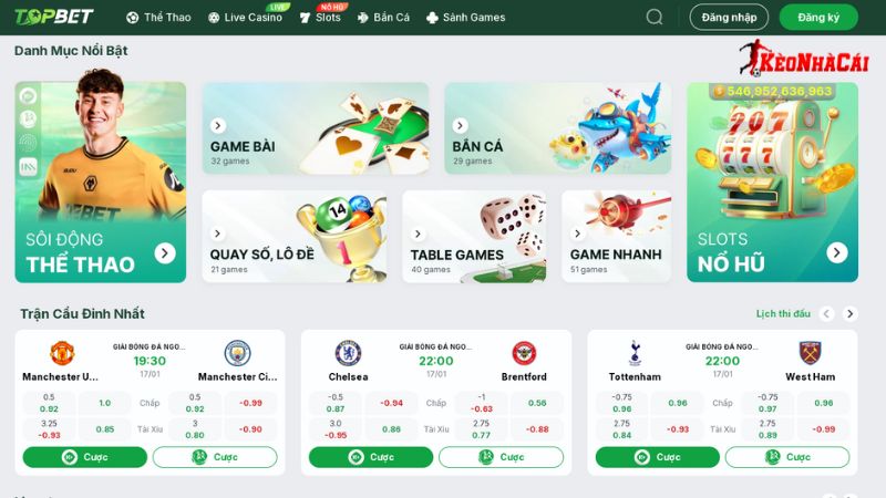 Kho sản phẩm cá cược cuốn hút tại nhà cái