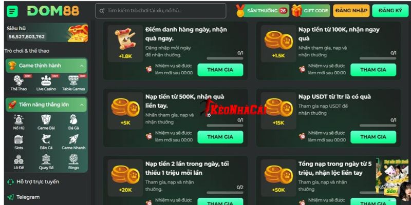 Cá cược thả ga, ngập tràn ưu đãi